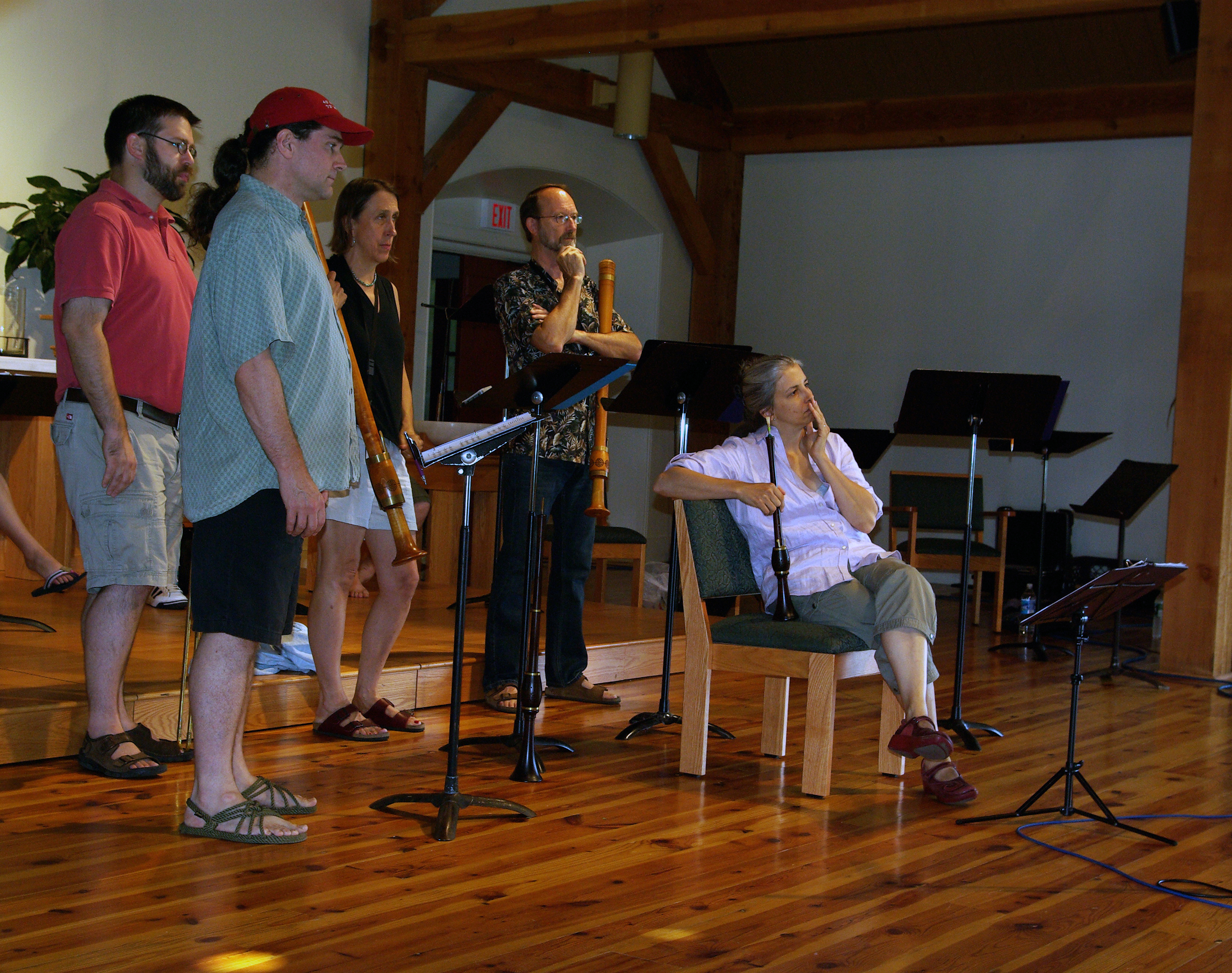 Piffaro's Greg, Tom, Joan, Bob, and Christa